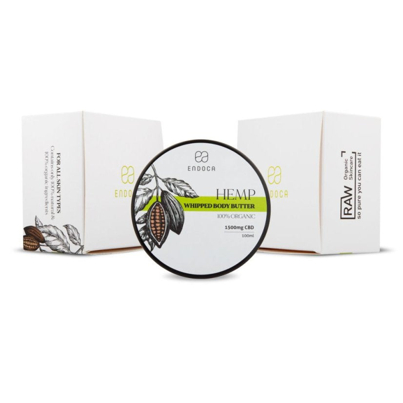 Endoca Hemp Whipped Body Butter – 450 mg CBD (30 ml)