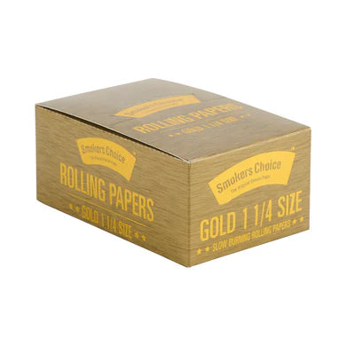 Smokers Choice Rolling Paper Gold 1,25