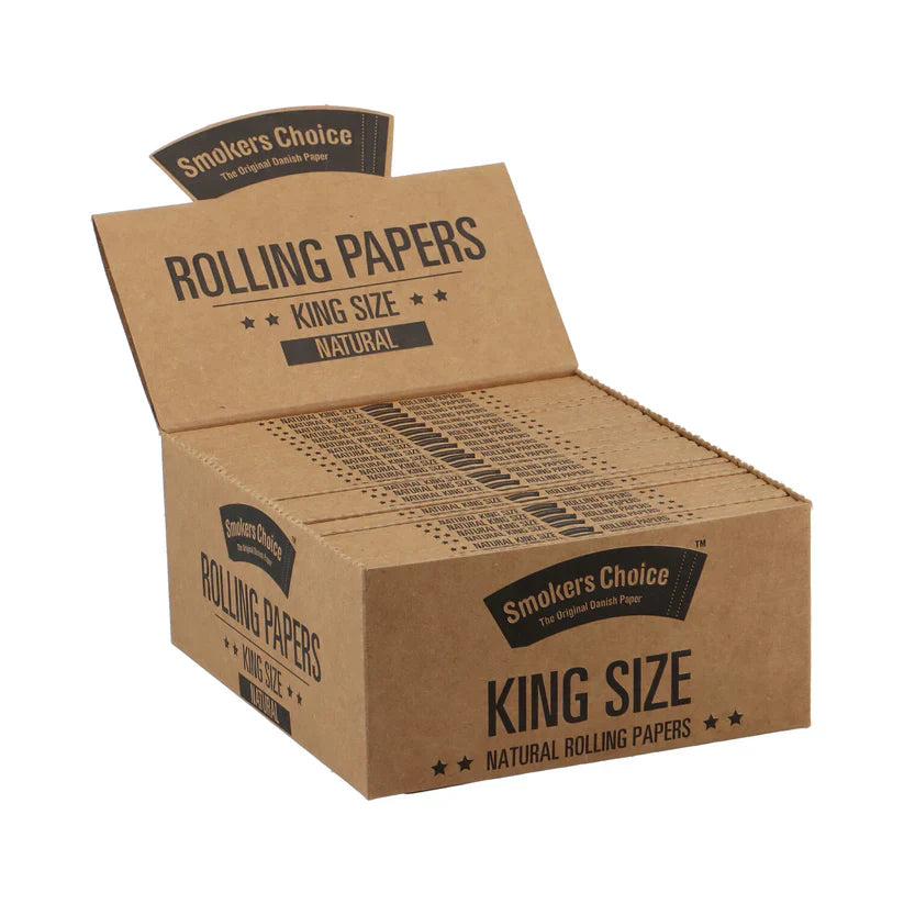 Smokers Choice Rolling Paper King Size Brown