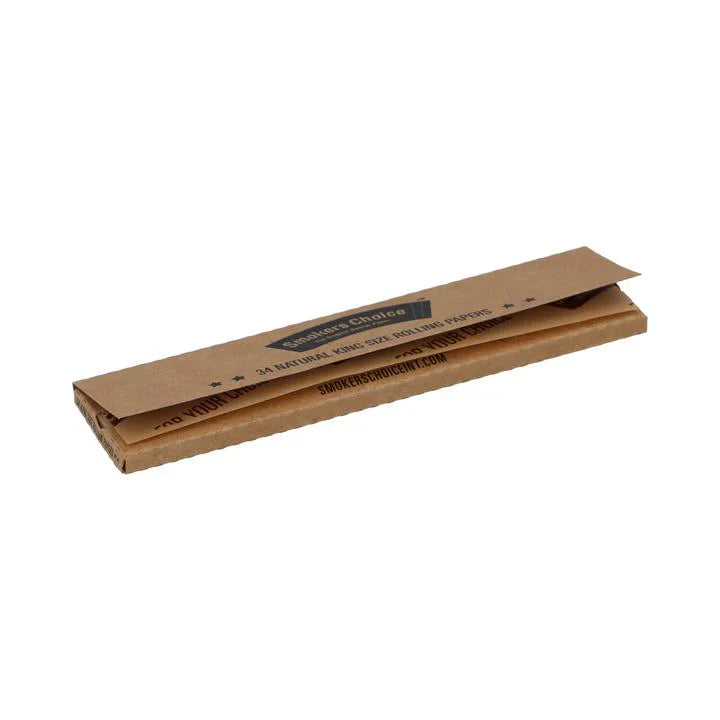 Smokers Choice Rolling Paper King Size Brown