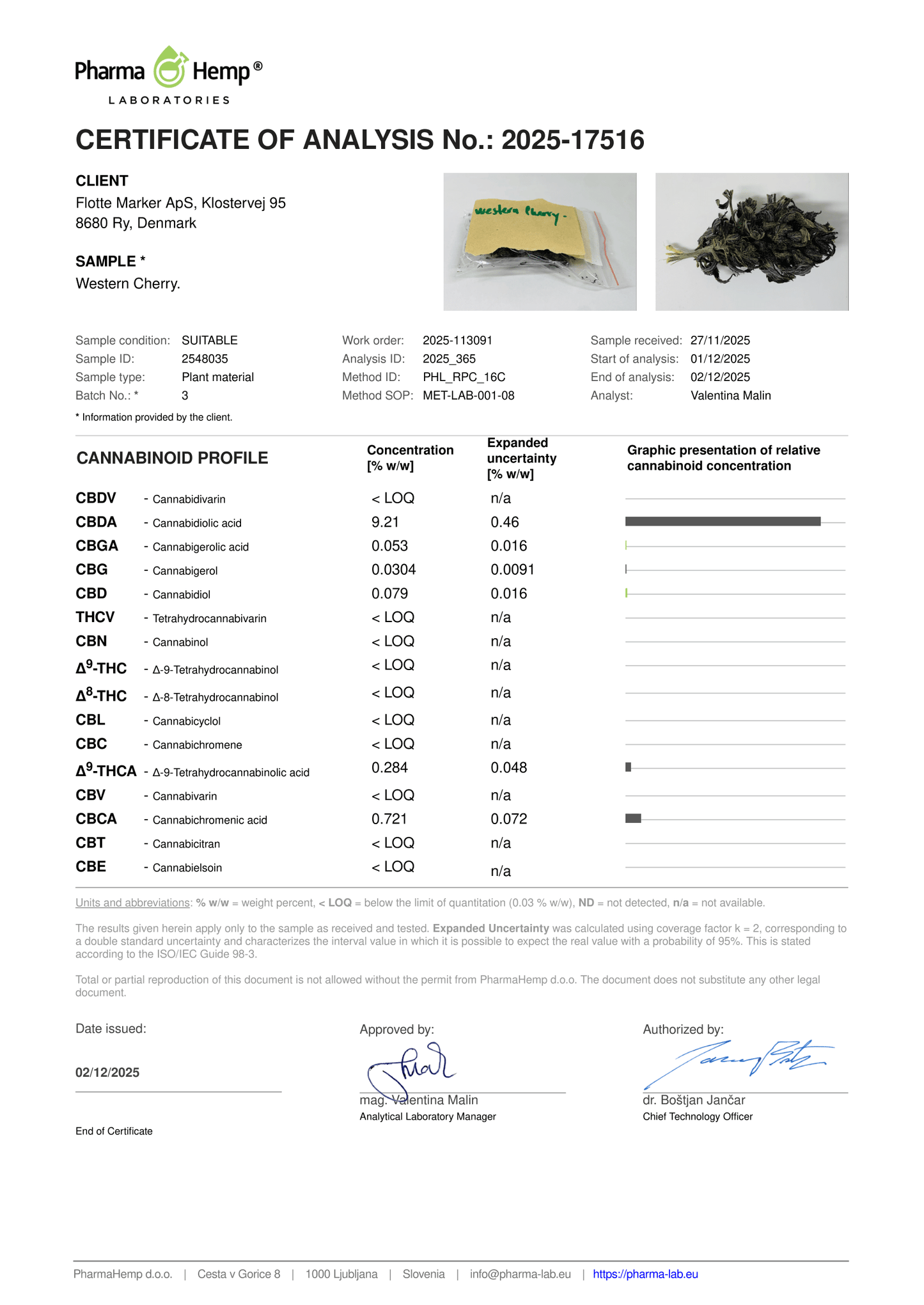 Western Blackberry CBD 9,21%