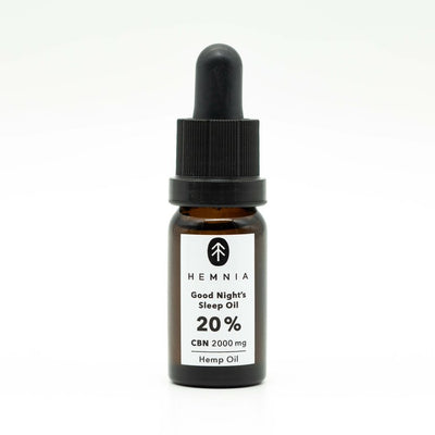 Hemnia Good Night´s Sleep Hemp oil 20%, 2000 mg CBN, 250 mg CBD, 10 ml