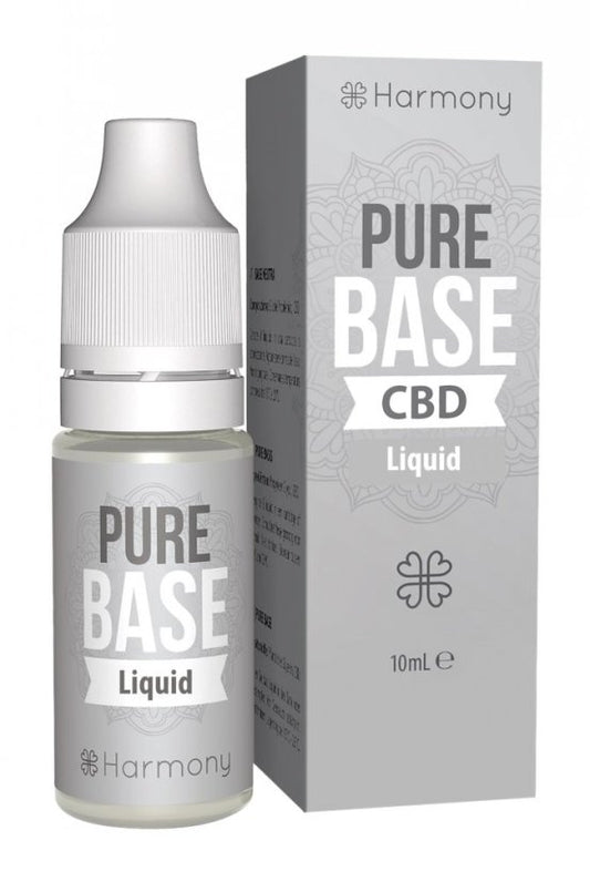 Harmony CBD væske ren Base 10ml, 100-1000 mg CBD