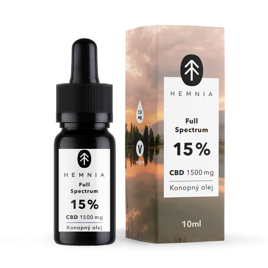 Hemnia Full-Spectrum CBD Hemp Oil 15%, 1500mg, 10 ml