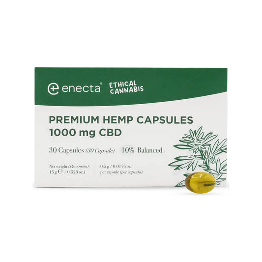 Enecta Premium Hemp Extract 1000mg CBD Soft-gel