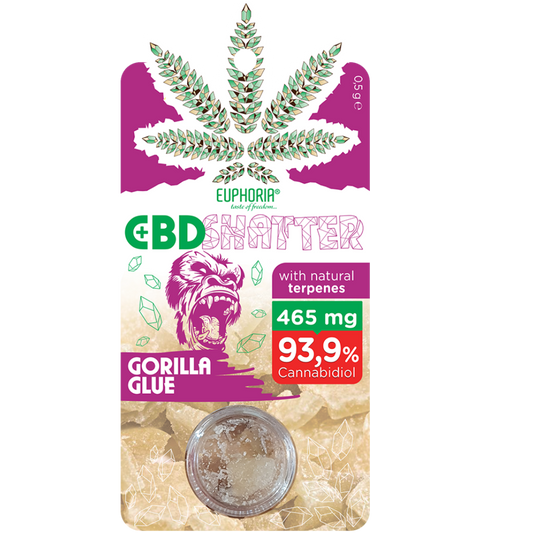 Euphoria - Shatter Gorilla Glue CBD 94%