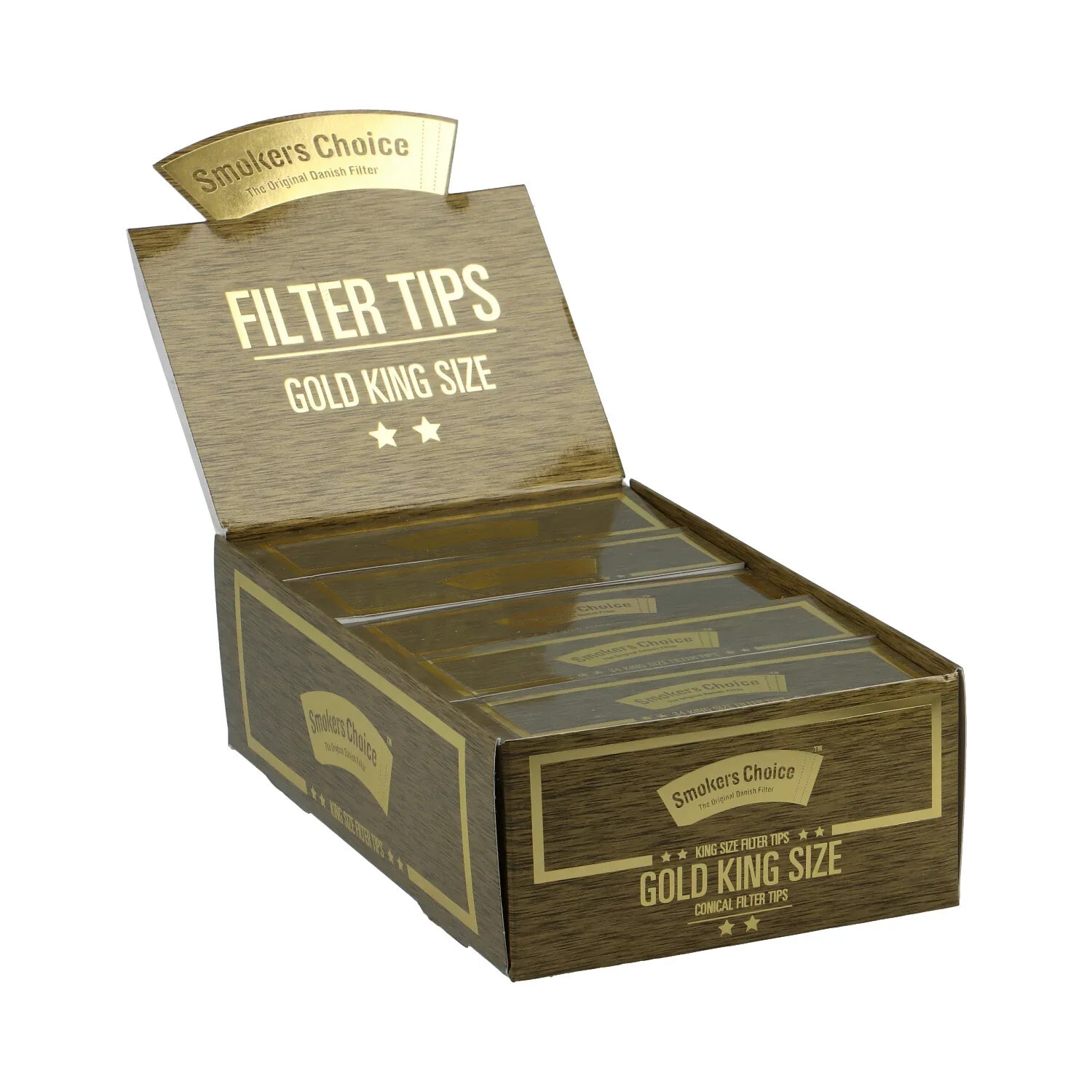 Smokers Choice King Size Gold filter tips - 50 pcs.