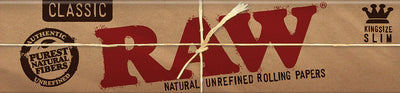 RAW Classic King Size Slim Rullepapir – 110 mm (50 stk. pr. box)